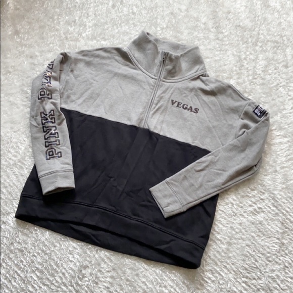 PINK Victorias Secret Las Vegas Cherry Quarter Zip - Picture 4 of 9